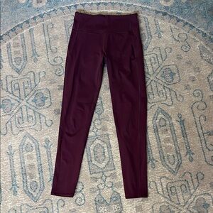 Vuori Maroon/Burgundy Leggings